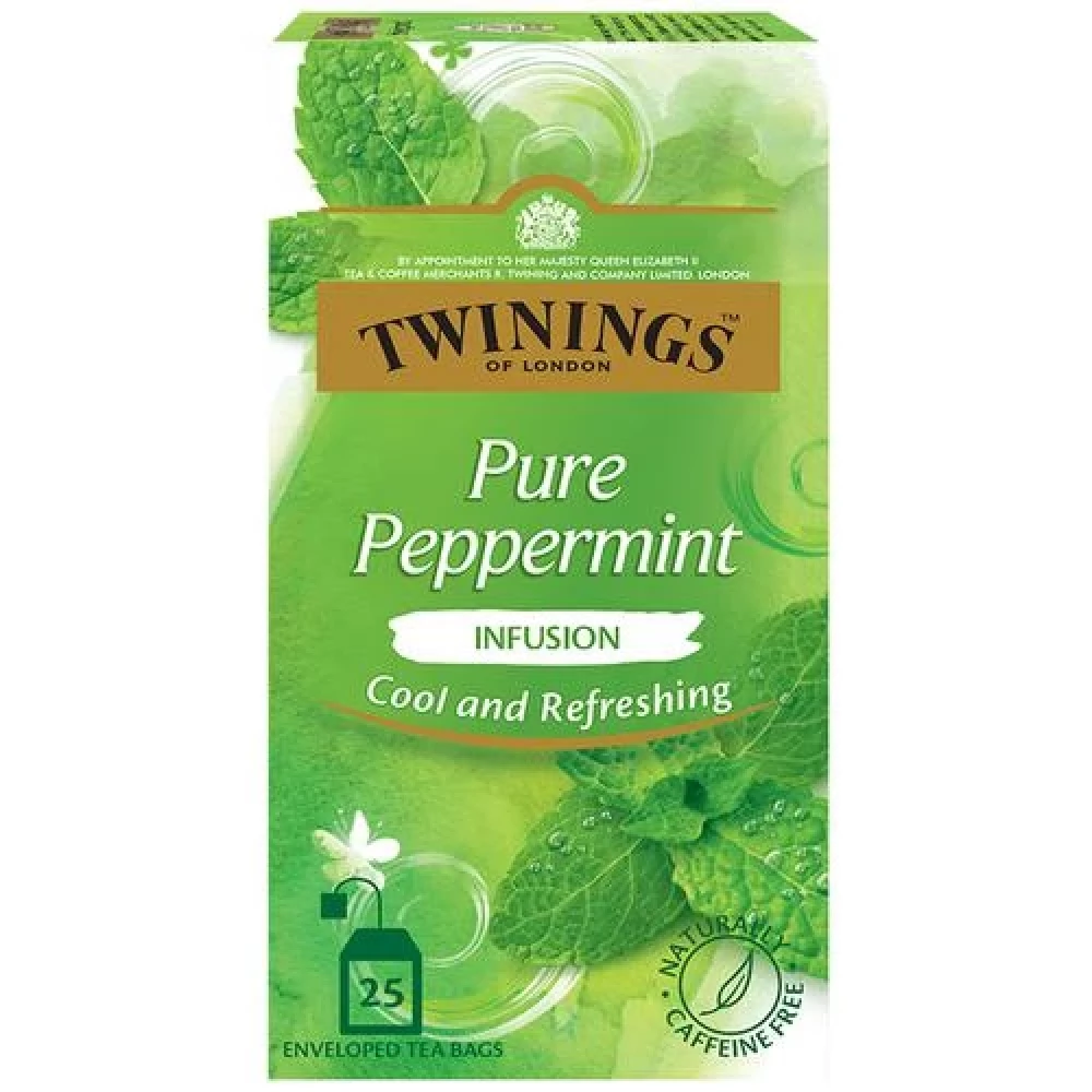 Twinings Pure Peppermint Tea,  50 g (25 Bags x 2 g each) -2.webp